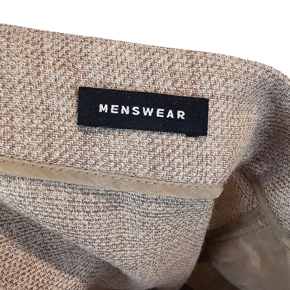 Lafayette 148 NY Women Menswear Virgin Wool Blend Dress Pants 12 Tan Lightweight - Picture 11 of 12